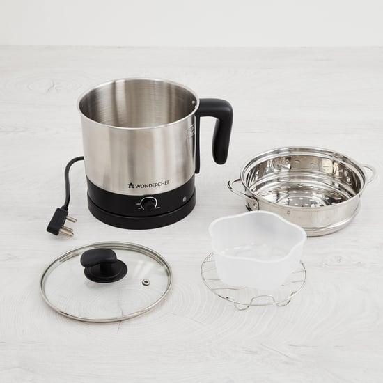 WONDERCHEF Prato Multi-Cooking Kettle With Steamer Silver