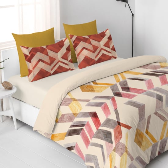 DDECOR Vista Printed Cotton Bedding Set - 3 Pcs.