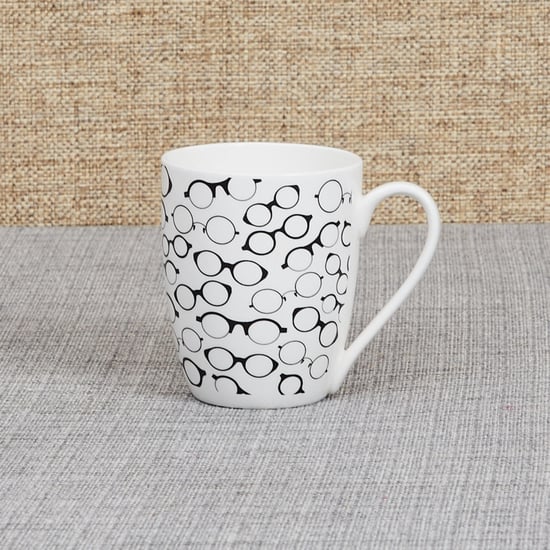 Raisa Retro Glasses Bone China Mug