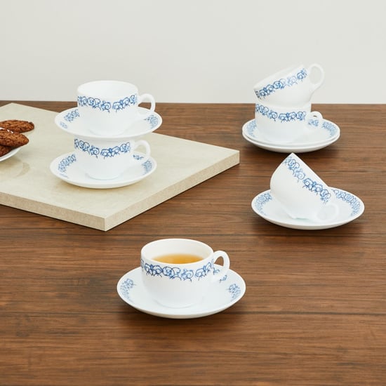 SOLITAIRE Printed Cup and Saucer Set - 12Pcs.