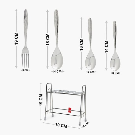 FNS 24-Piece Stainless Steel Cutlery Set