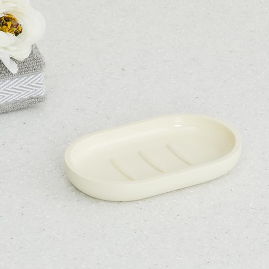 Marshmallow Polyresin Soap Dish Plate