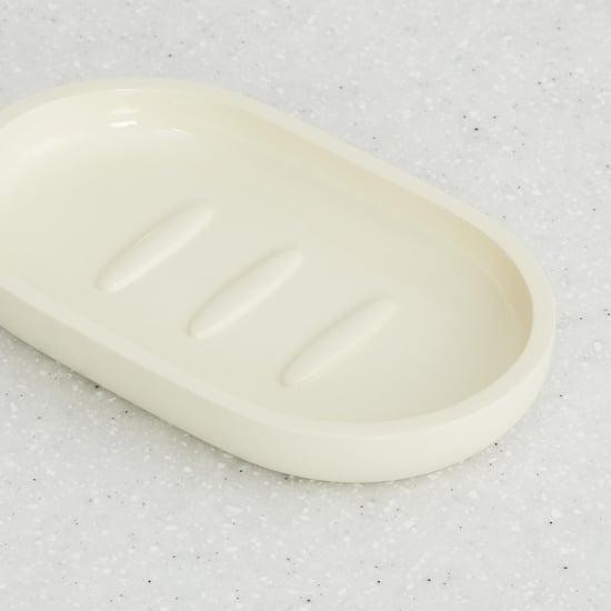 Marshmallow Polyresin Soap Dish Plate