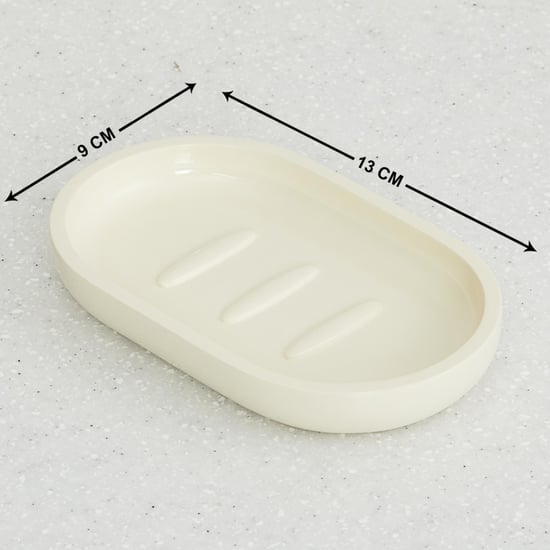 Marshmallow Polyresin Soap Dish Plate