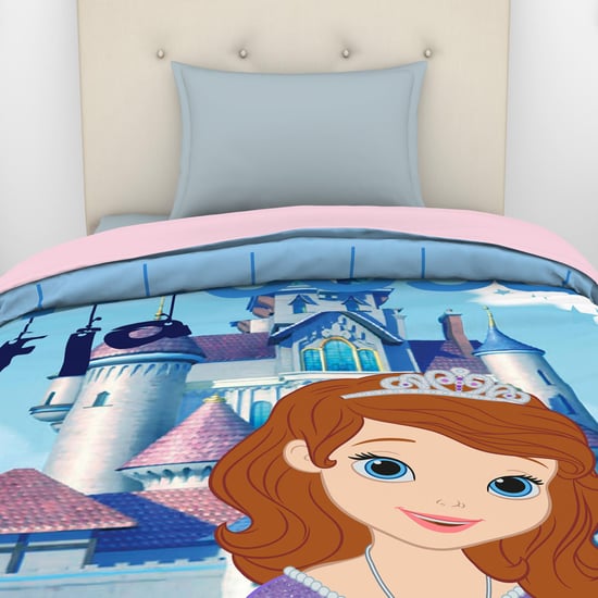 SPACES Essentials Princess Sofia Print Single Bed Dohar- 152 X 220 cm