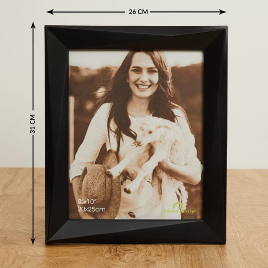 Adlin Single Plastic Photo Frame : 26 cm x 31 cm x 2.3 cm - Black
