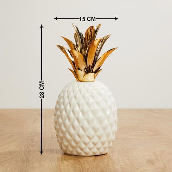 Brighton Ceramic Pineapple Table Accent