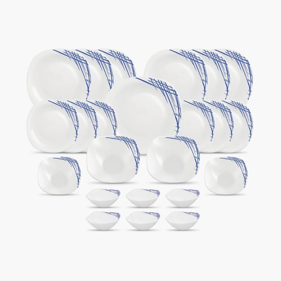 SOLITAIRE Quadra Belladona Printed 23-Pc. Dinner Set