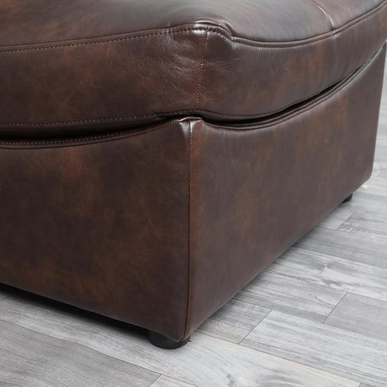 Hover Faux Leather 1-Seater Modular Sofa - Brown