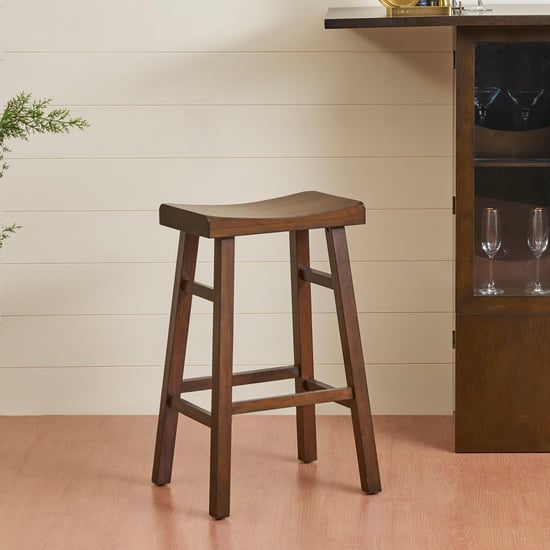 Abbey Brown Dining Stool