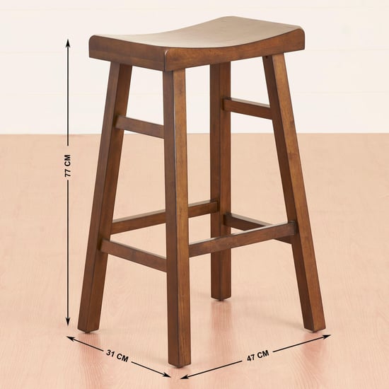 Abbey Brown Dining Stool