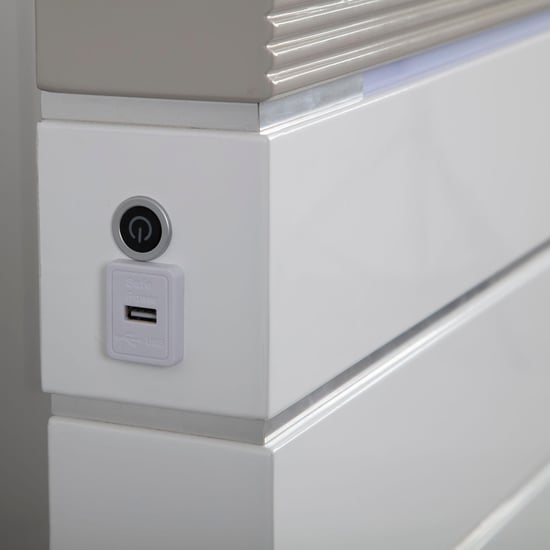 Alps Queen Headboard - White