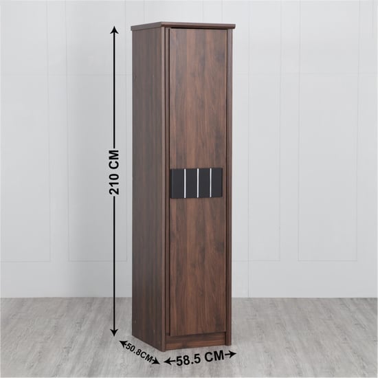 Lewis Nxt 1-Door Wardrobe - Brown