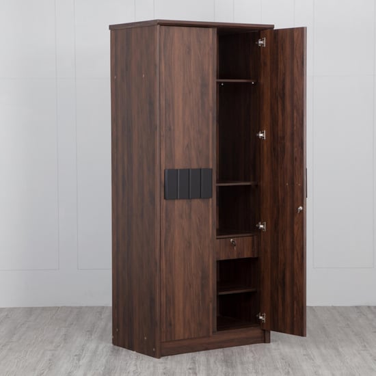 Lewis Nxt 2-Door Wardrobe - Brown