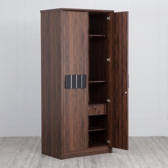 Lewis Nxt 2-Door Wardrobe - Brown