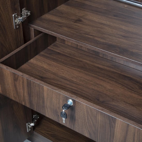Lewis Nxt 4-Door Wardrobe - Brown | Brown | Engineered Wood