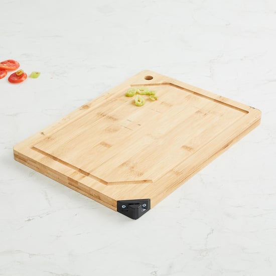 Truffles-Tranquil Solid Cutting Board - Bamboo - 36 cm x 26 cm -Brown
