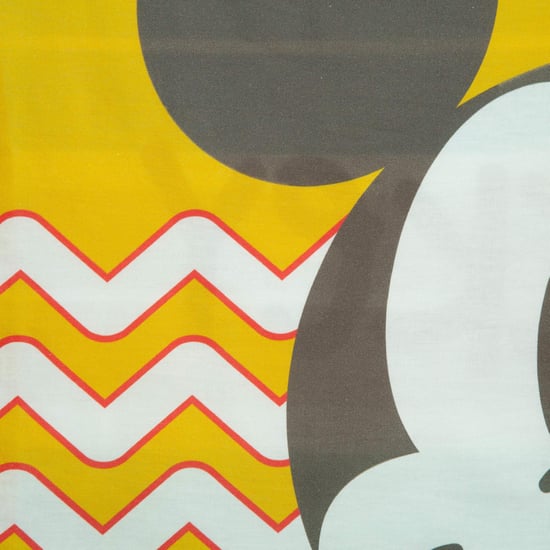 Mickey And Minnie Printed Cotton Bed Sheet-Set Of 2 Pcs.