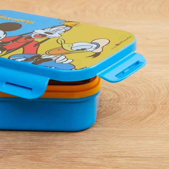 Disney Mickey Mouse Print Round Lunch Box