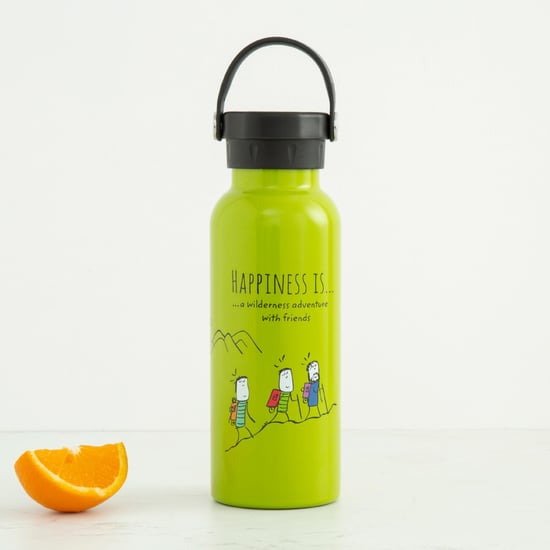 Melina-Eston Printed Stainless Steel Water Bottle - 500ml