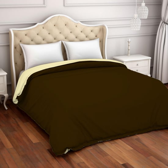 SPACES Active Hygro 300TC Solid Double Bed Duvet Cover - 228 x 274 cm