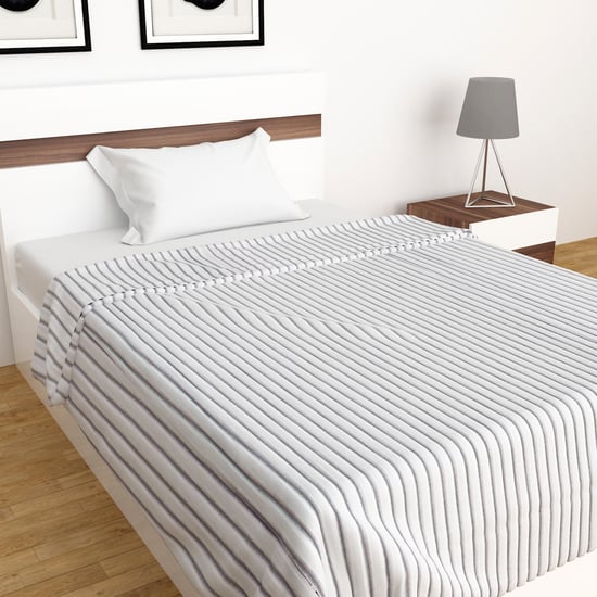 Viel Striped Single Bed Throw - 180 X 130 cm