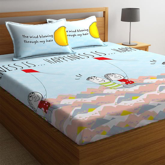 PORTICO 3-Piece Super King-Size Bedsheet Set - 2.74 x 2.74 m