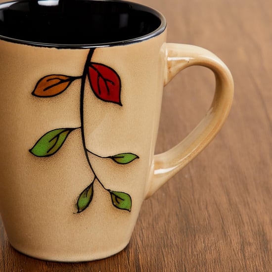 Caraway Carvi Set of 6 Stoneware Mugs with Stand - 325ml