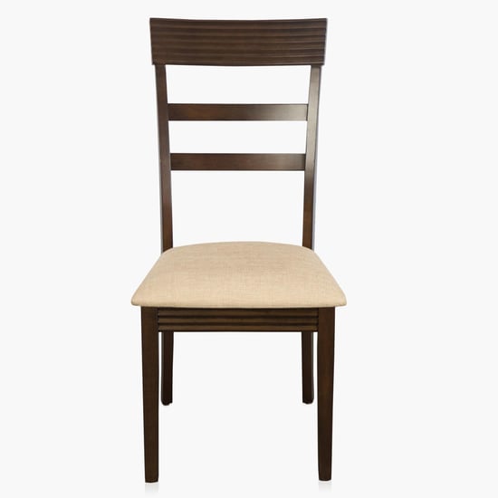 Erin 4-Seater Dining Table Set with Chairs - Brown
