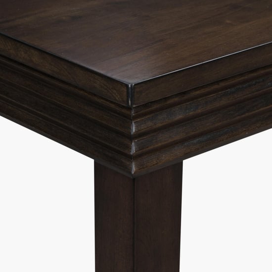 Erin 4-Seater Dining Table Set with Chairs - Brown
