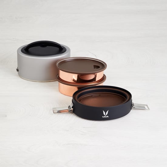 VAYA Tyffyn Two-Tier Lunch Box with Bagmat