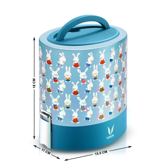 Vaya Tyffyn Three-Tier Lunch Box with Bagmat