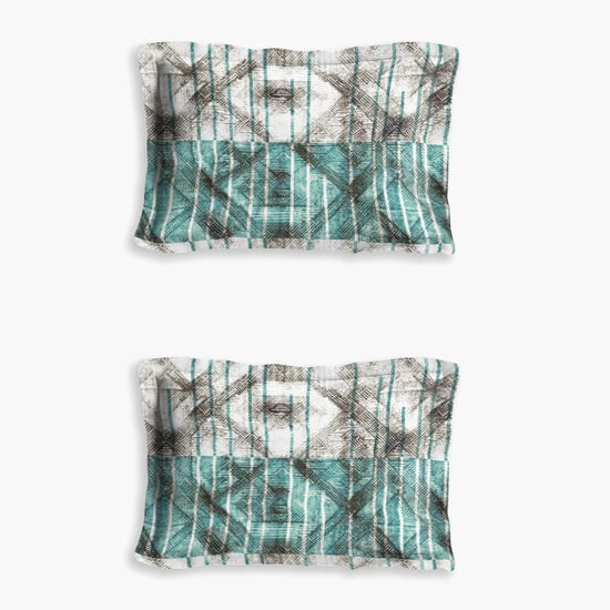 D'DECOR Vista Printed 3-Pc. Double Bedsheet Set - 229 x 274 cm