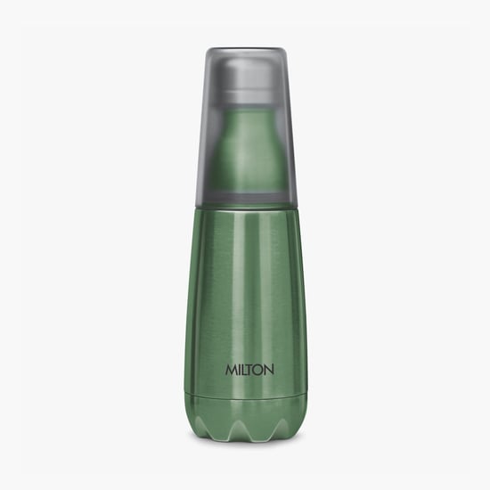 MILTON Vertex Stainless Steel Water Bottle with Tumbler 500ml