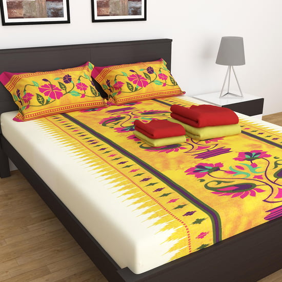 PORTICO Neeta Lulla 7-Piece Bedding and Towel Combo Set - 224 x 254 cm