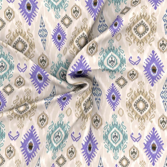 MASPAR Tranquility Flow 3-Pc. Printed Double Bedsheet Set - 2.24 x 2.75m