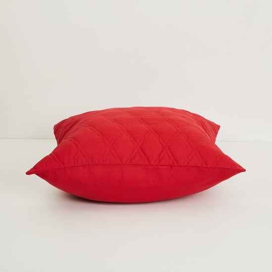 Colour Connect Quilted Cushion Covers- Set of 2- 65 x 65 cm