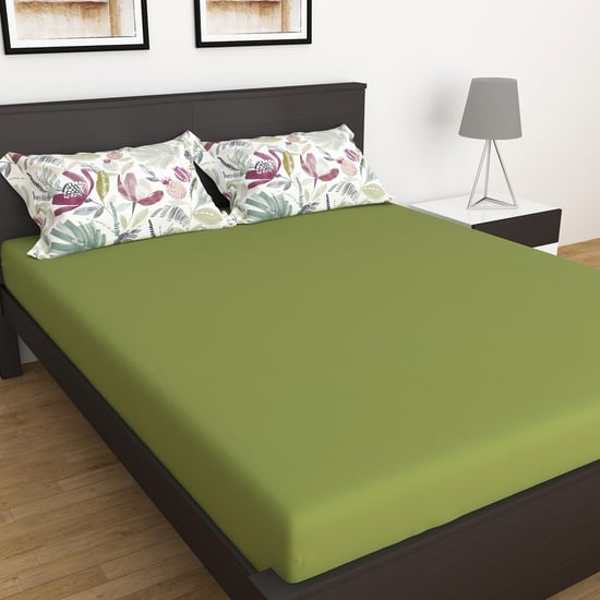 My Bedding 3-Pc. Solid Double Bedsheet Set - 254 x 274 cm