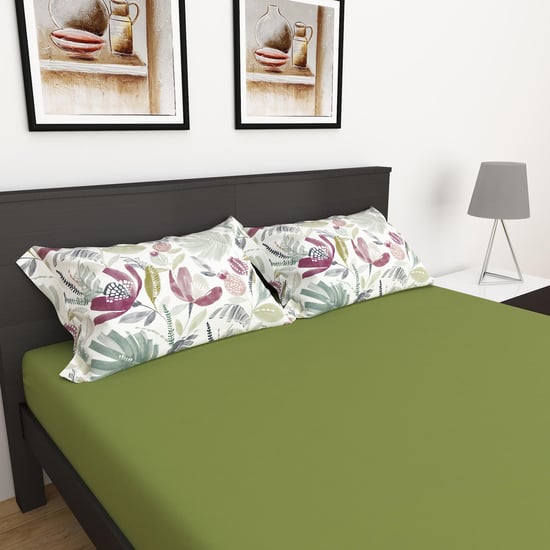 My Bedding 3-Pc. Solid Double Bedsheet Set - 254 x 274 cm