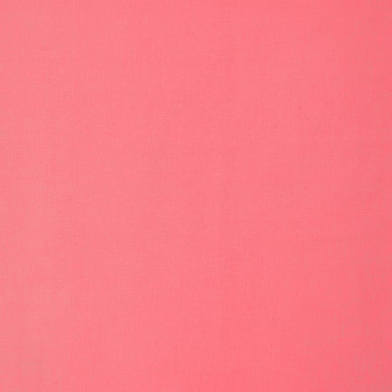 Colour Connect Pink Solid Sheer Door Curtains - 110x270cm - Set of 2