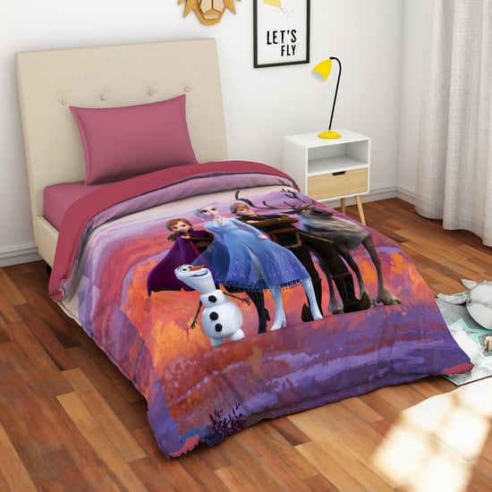 SPACES Kids Frozen Print Single-Bed Quilt Blanket - 152 x 220  cm