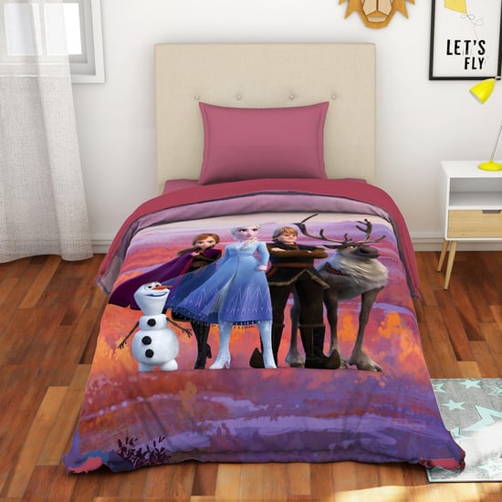 SPACES Kids Frozen Print Single-Bed Quilt Blanket - 152 x 220  cm