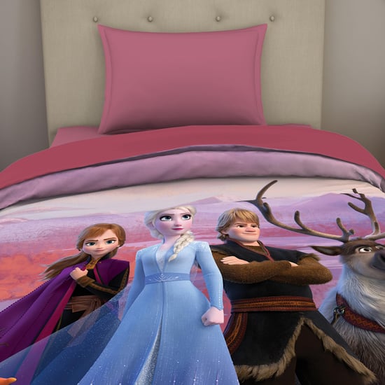 SPACES Kids Frozen Print Single-Bed Quilt Blanket - 152 x 220  cm