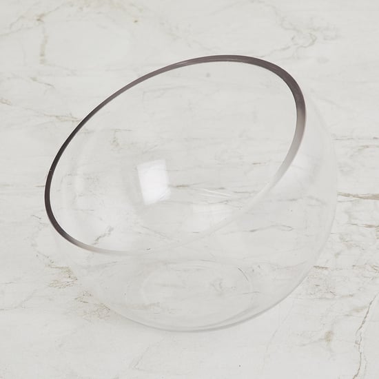 Contour Clear Range Solid Round Single Pc. Bowl - Glass - Transparent