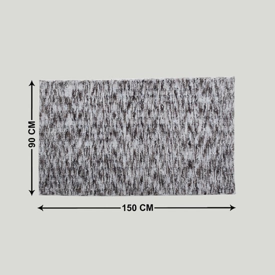 Exotica Cross Hatch 1 Tufted Carpet - Polyester - 90 x 150 cm - Grey