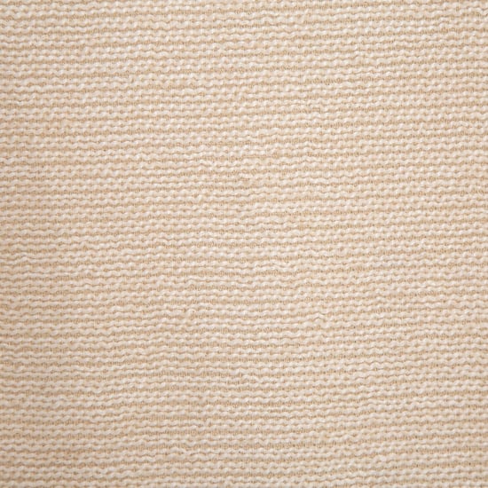 Marshmallow Beige Soft Textured Light Weight Throw - 200x135cm