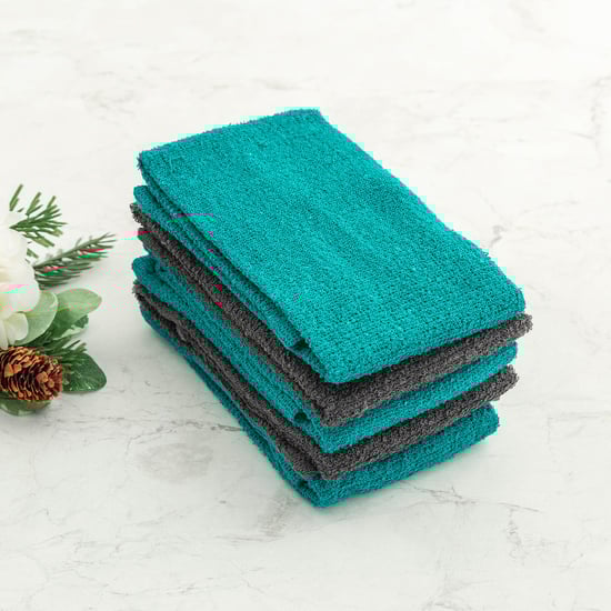 Fervid Solid Set Of 5 Pcs. Cleaning Cloth Set - 29.7 cm x 50.3 cm - Cotton - Multicolour