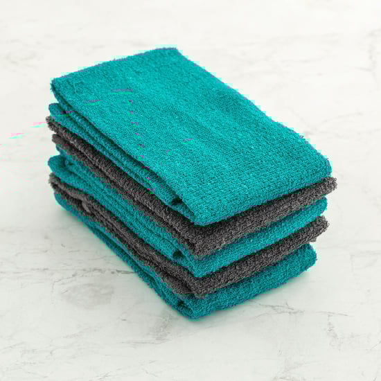 Fervid Solid Set Of 5 Pcs. Cleaning Cloth Set - 29.7 cm x 50.3 cm - Cotton - Multicolour