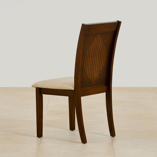 Harmony Sia Set of 2 Faux Leather Dining Chairs - Beige