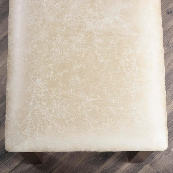 Harmony Sia Faux Leather Dining Bench - Beige